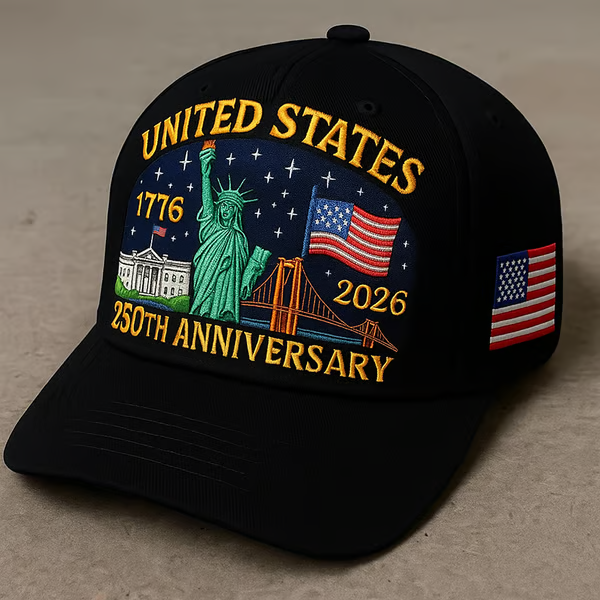U.S. 250th Anniversary Hat - Patriots Commemorative Cap