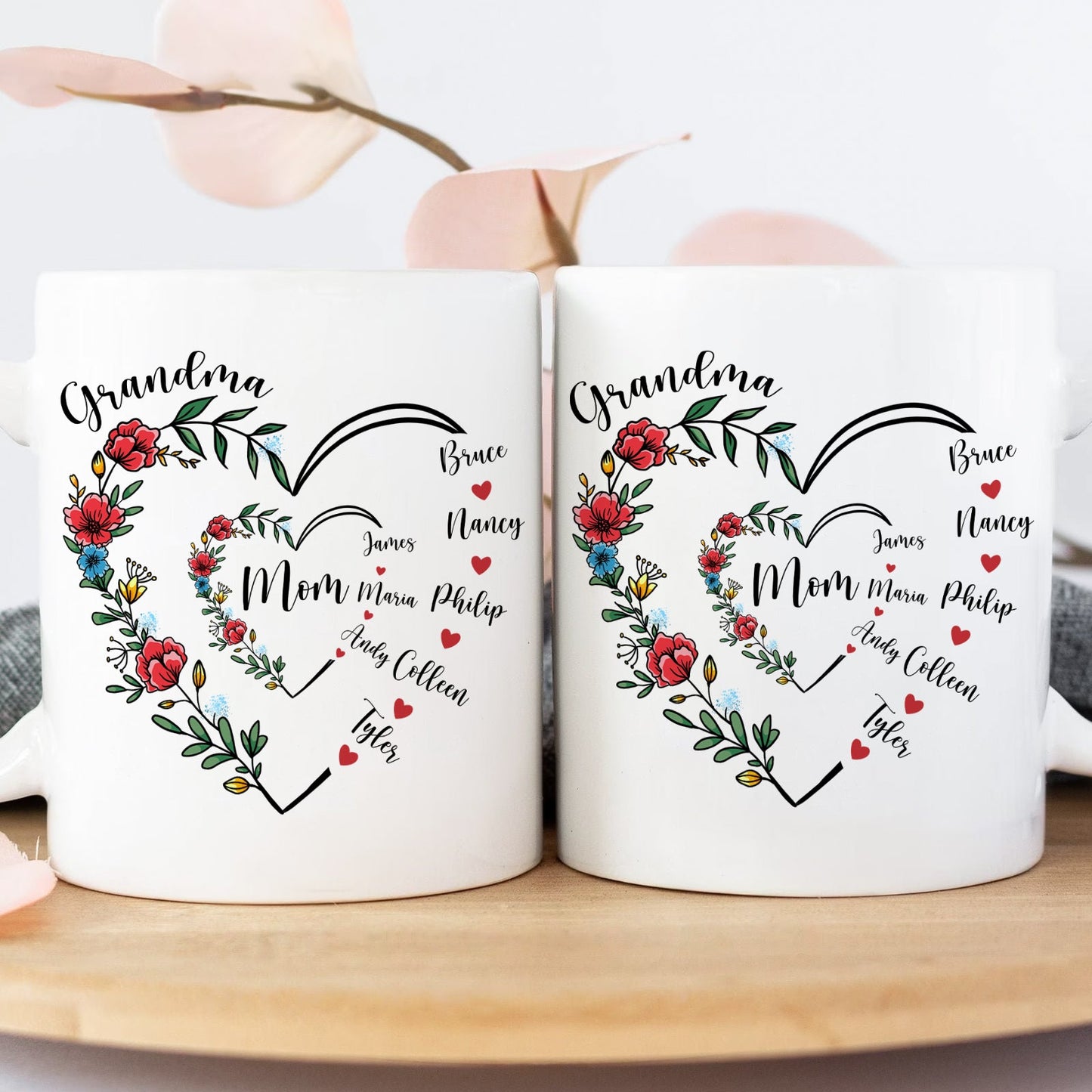 Family - I Love You Forever & Always - Personalized Mug