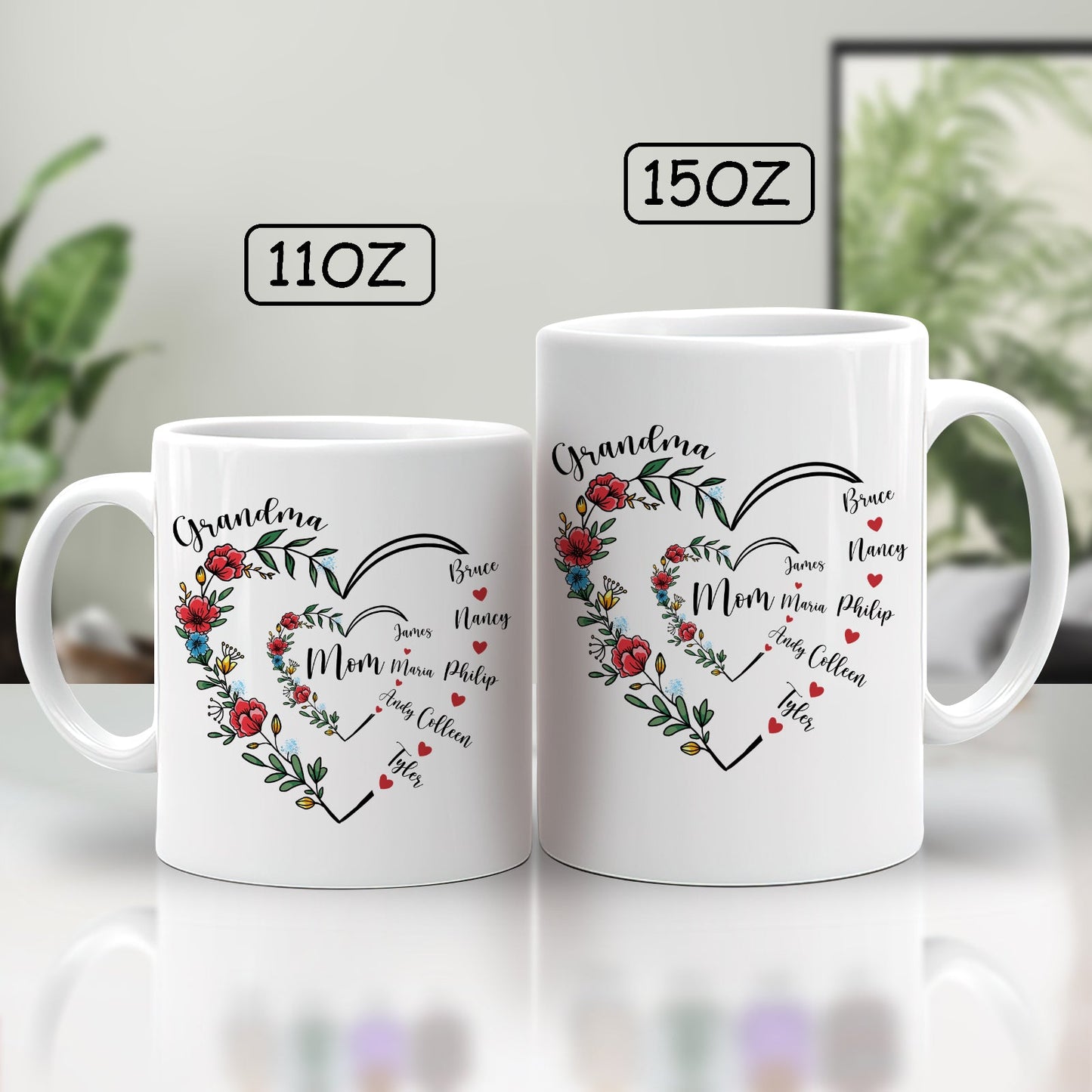 Family - I Love You Forever & Always - Personalized Mug