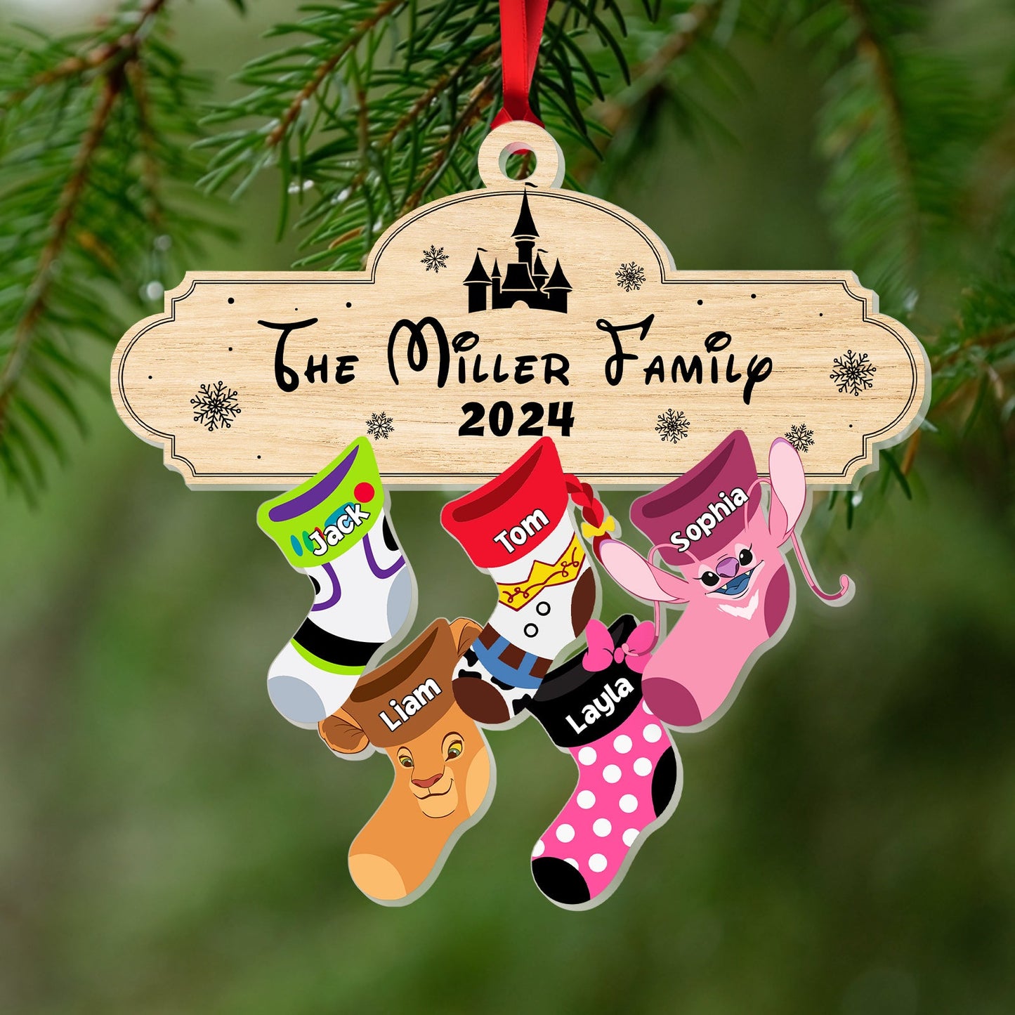 Family - The Miller Family - Personalized Acrylic Ornament