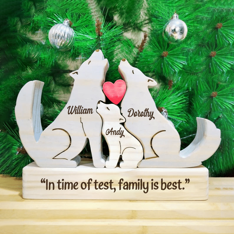 Family - Wolf Family - Personalized Puzzle