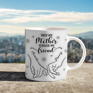 Personalized mother mug with heartfelt design illustrating love and friendship