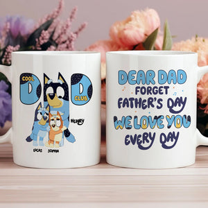 Unique gifts for dad from kids, featuring a playful mug with 'Cool Dad Club' and heartfelt messages for Father's Day