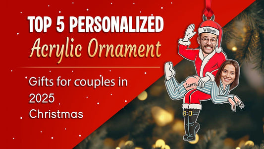 Top 5 personalized acrylic Christmas ornaments for couples in 2025, featuring custom caricature designs