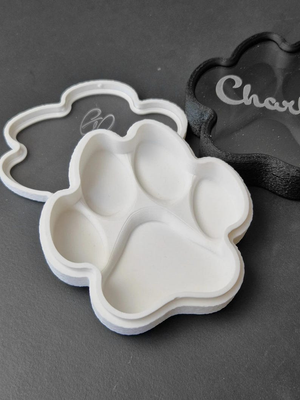 Personalized Paw-Shaped Pet Fur Keepsake - Pet Lover