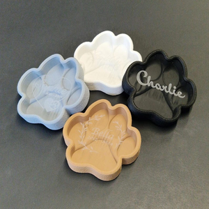 Personalized Paw-Shaped Pet Fur Keepsake - Pet Lover