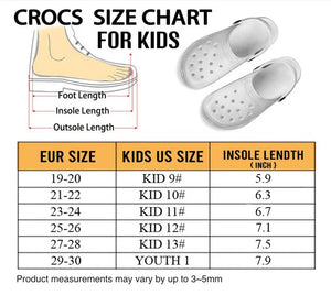 US Marine Corps Military Style Clogs with Badge/Insignia Charms