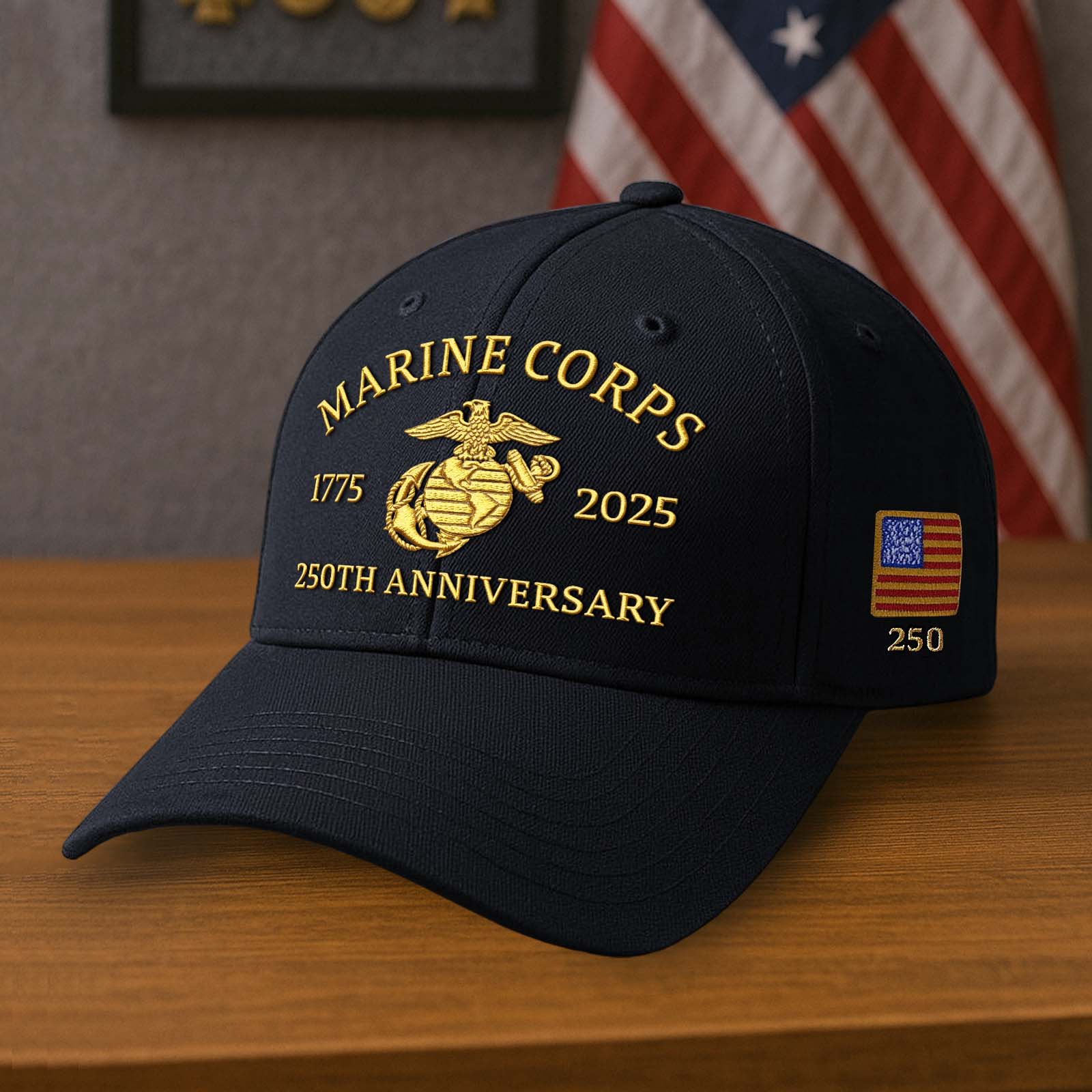 Marine Corps 250th Anniversary Hat - Commemorative Cap