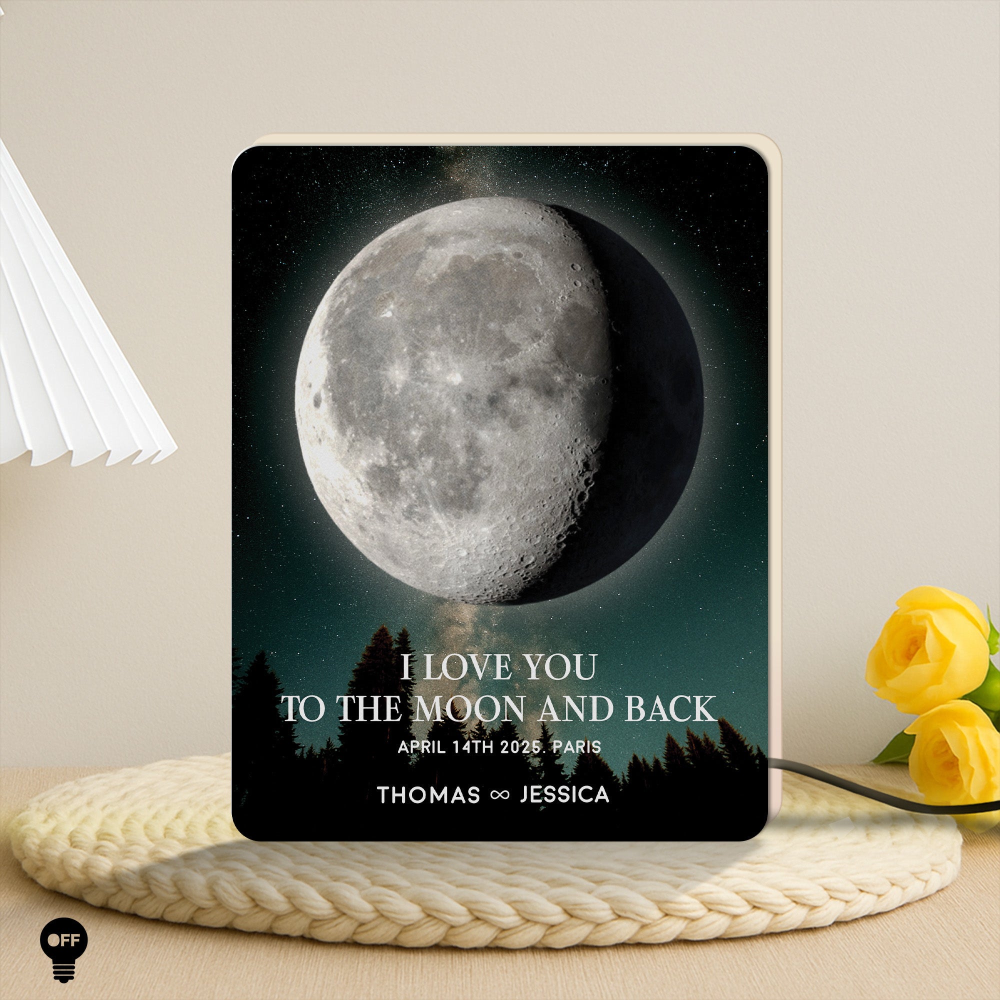 The Day We Meet - Personalized Light Box For Couples