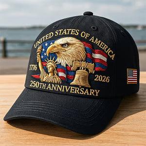 U.S. 250th Anniversary Hat - Eagle & Liberty