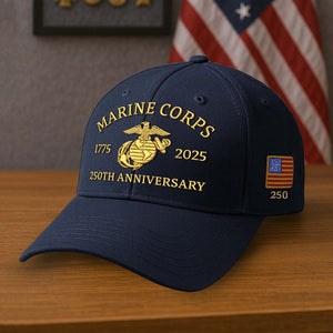 Marine Corps 250th Anniversary Hat - Commemorative Cap