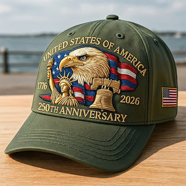 U.S. 250th Anniversary Hat - Eagle & Liberty