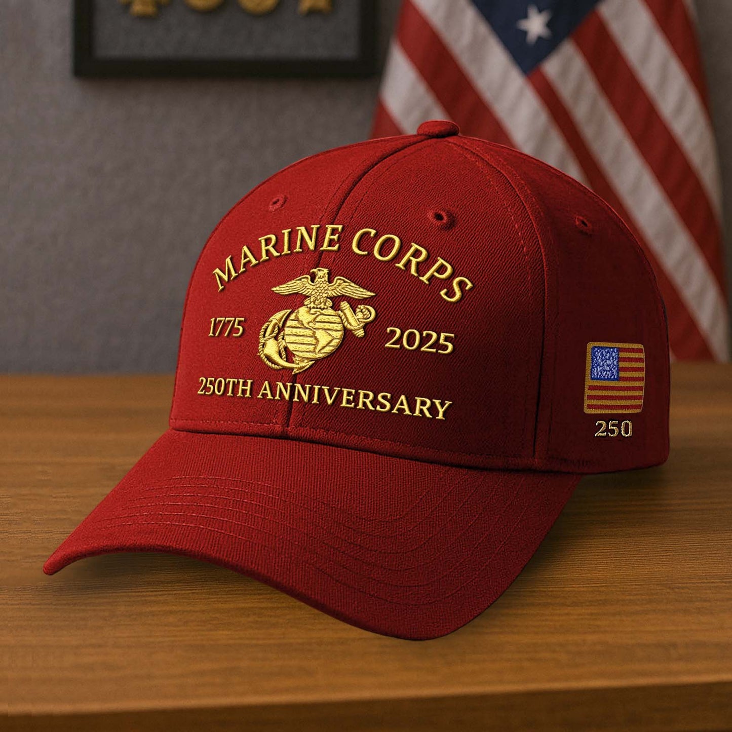 Marine Corps 250th Anniversary Hat - Commemorative Cap
