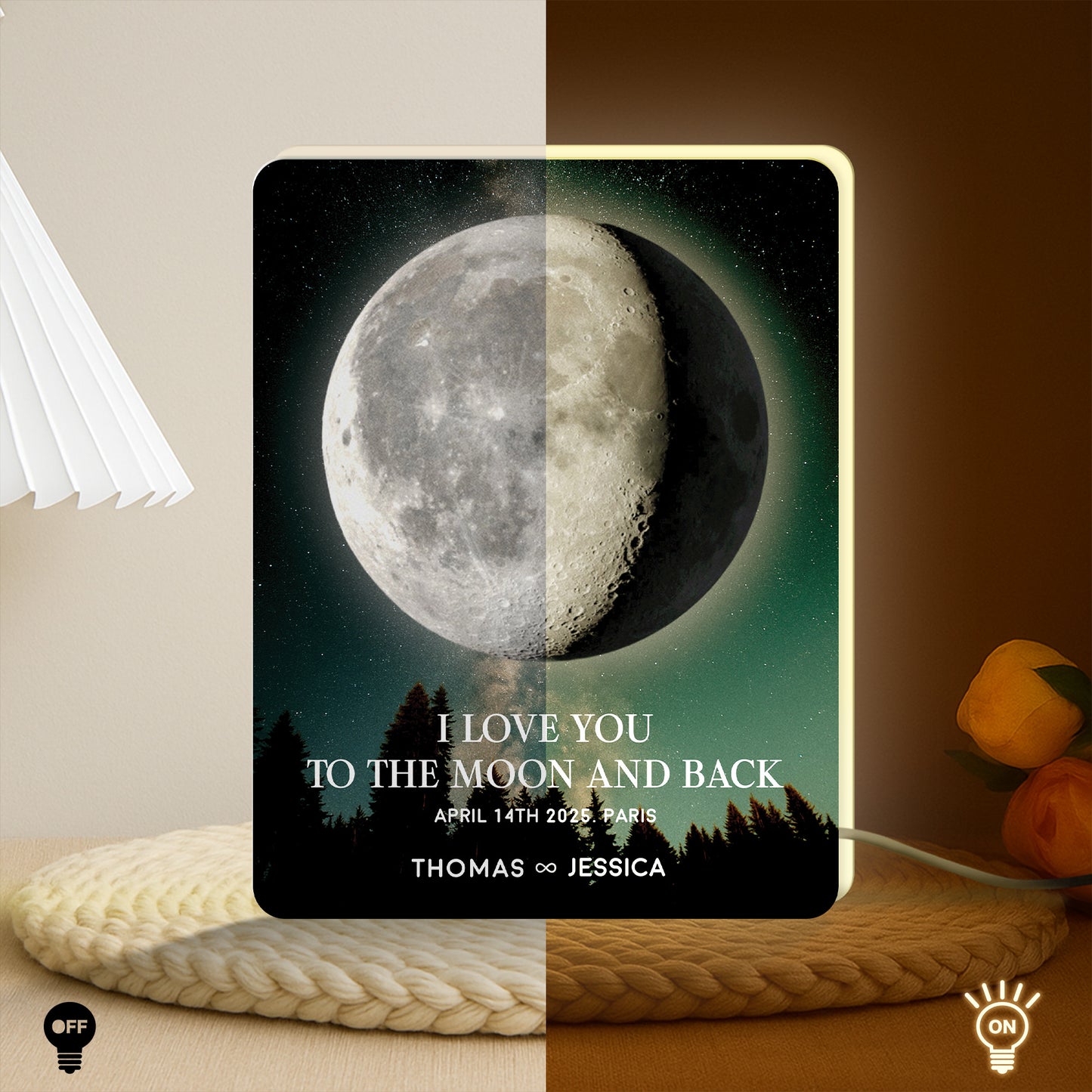 The Day We Meet - Personalized Light Box For Couples