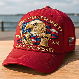 U.S. 250th Anniversary Hat - Eagle & Liberty