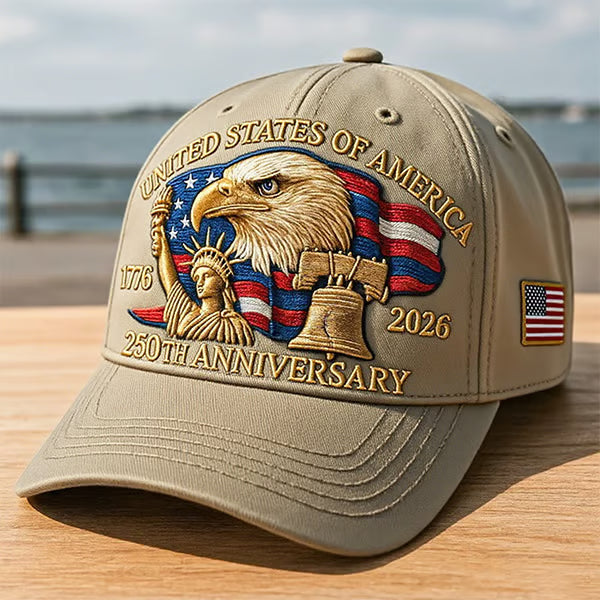 U.S. 250th Anniversary Hat - Eagle & Liberty