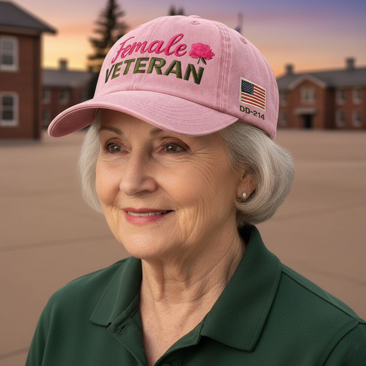 Veteran Lady - Proud Female Veteran Embroidery Hat