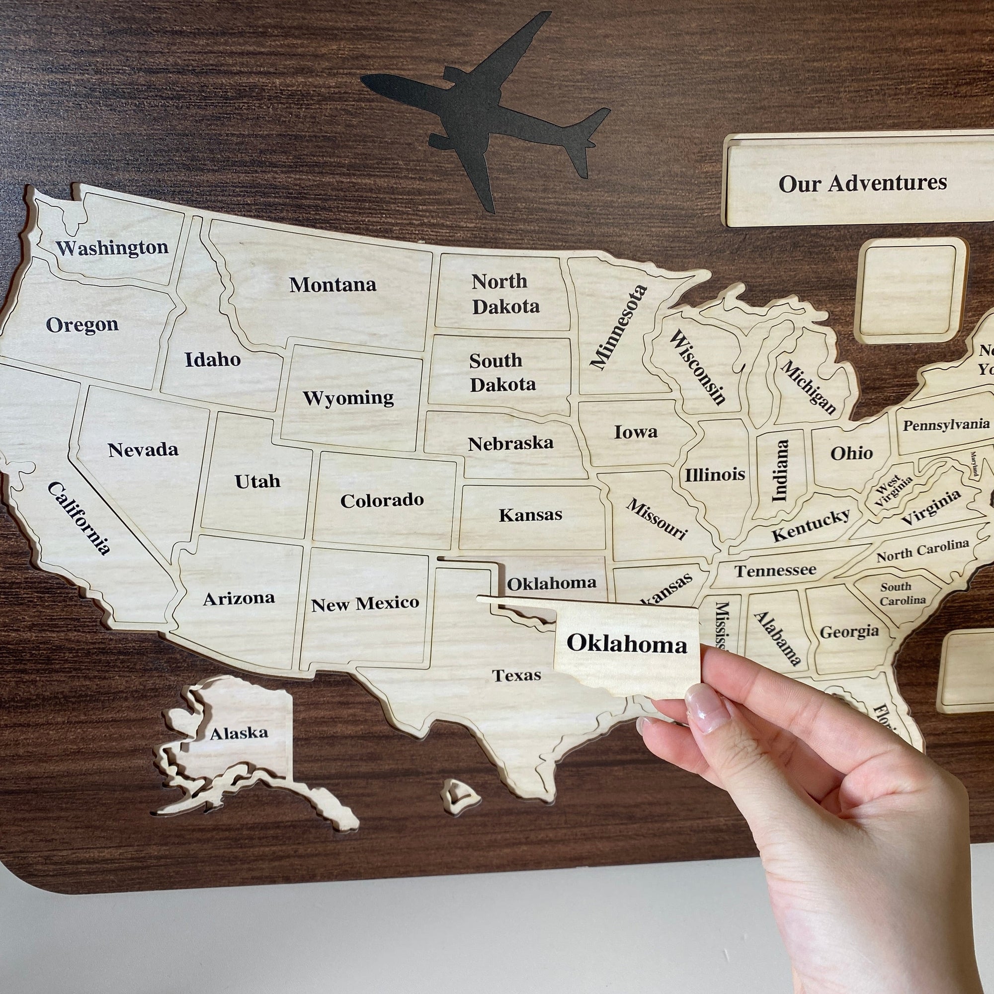 Travel Lovers - United States Travel Map - Personalized Travel Map