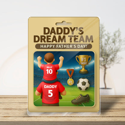 Family - Daddy's Dream Team - Personalized Acrylic Plaque