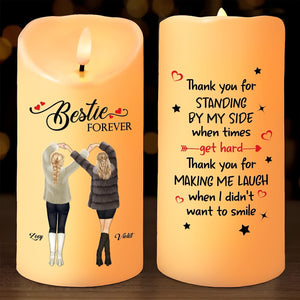 Bestie - Bestie Forever - Personalized LED Candle