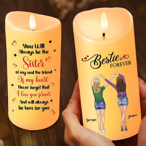 Bestie - Bestie Forever - Personalized LED Candle