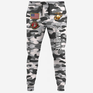 USMC Eagle Veteran Warrior Shirt - Full Print Camouflage