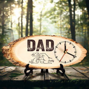 Gifts for Dad - Personalized Wooden Clock