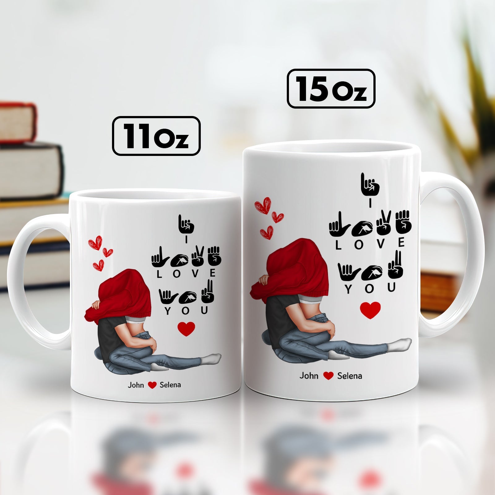 Couple - I Love You - Personalized Mug