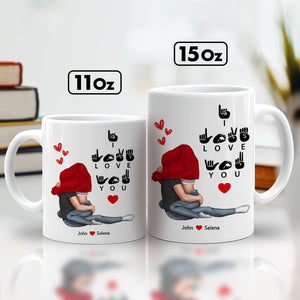 Couple - I Love You - Personalized Mug