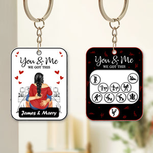 Couple - You & Me We Got This - Personalized Shaking Keychain