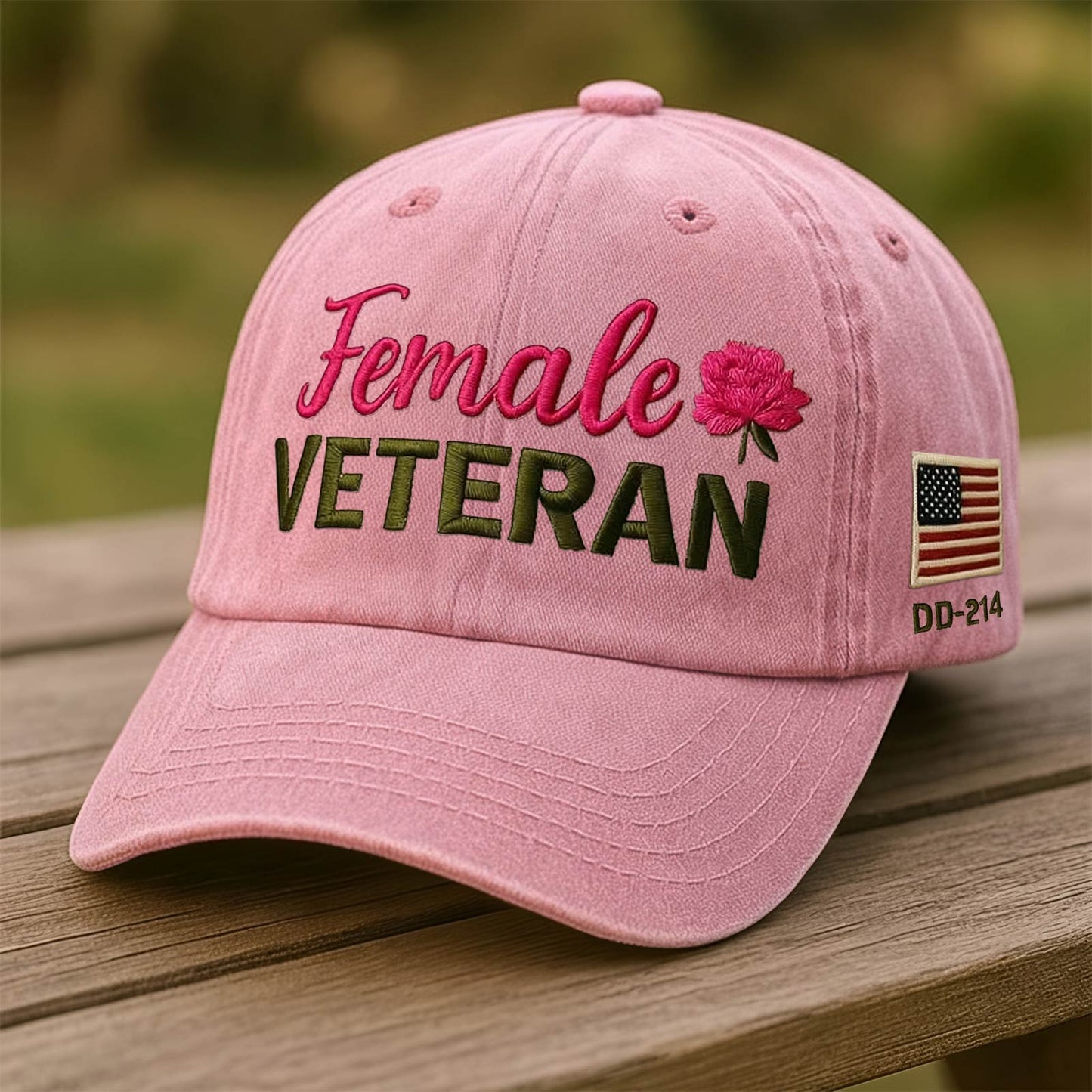 Veteran Lady - Proud Female Veteran Embroidery Hat