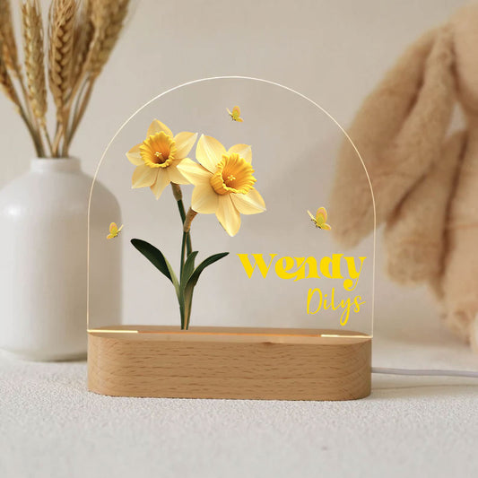 Bloom In Light - Personalized LED Night Light
