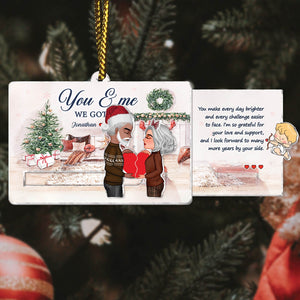 Couple - You & Me We Got This - Personalized Acrylic Slider Card
