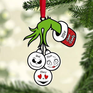 Family - Monster Family - Personalized Acrylic Ornament