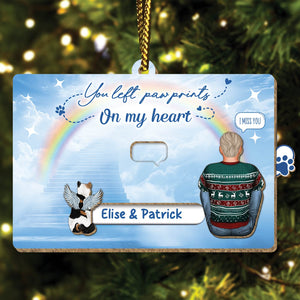 Pet Lover - Once By My Side, Forever In My Heart - Personalized Wooden Slider Card