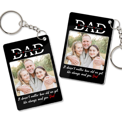 Family - I Always Need You - Personalized Photo Acrylic Keychain