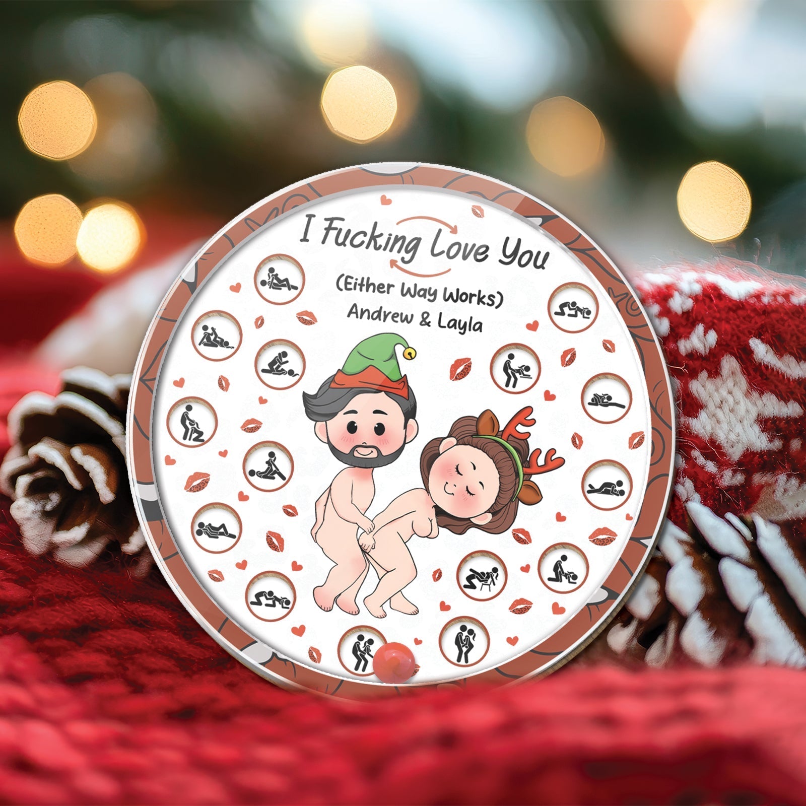 Couple - All My Favorite Things To Do Is You - Personalized Ball Balancing Game