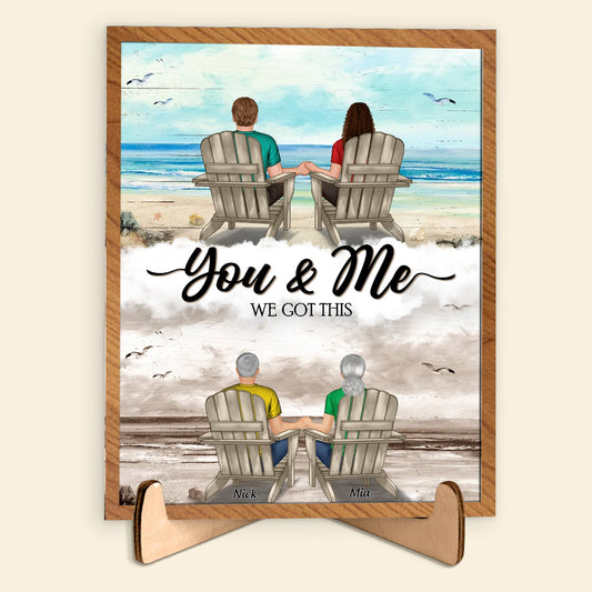 Couple - You & Me We Got This - Personalized Wood Sign