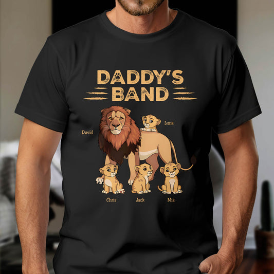 Family - The Lion Dad Band - Personalized Shirt