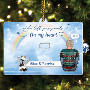 Pet Lover - Once By My Side, Forever In My Heart - Personalized Acrylic Slider Card