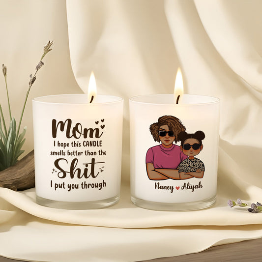 Thanksgiving Gifts For Parents - Personalized Scented Candle