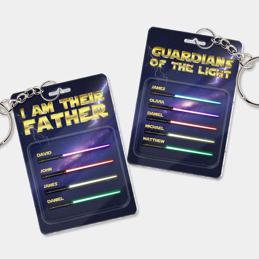 Father - I Am Their Father - Personalized Acrylic Keychain