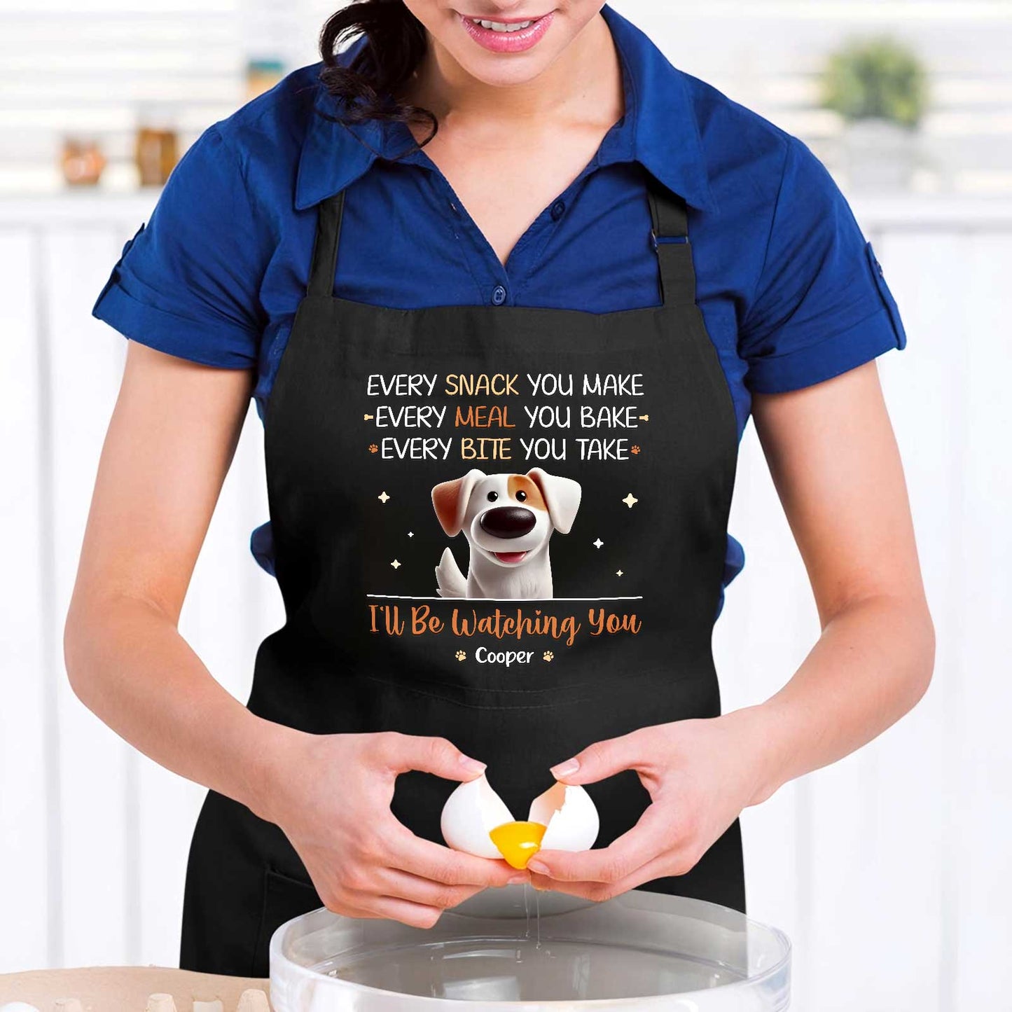 Pet Lover - I'll Be Watching You - Personalized Apron