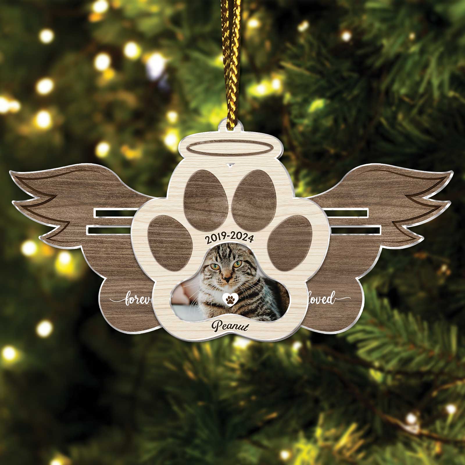 Pet Lover - Forever Loved - Personalized Acrylic Slider Card