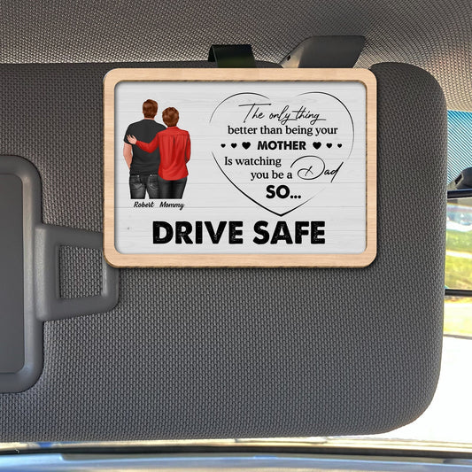 Family - Drive Safe - Personalized Car Visor Clip