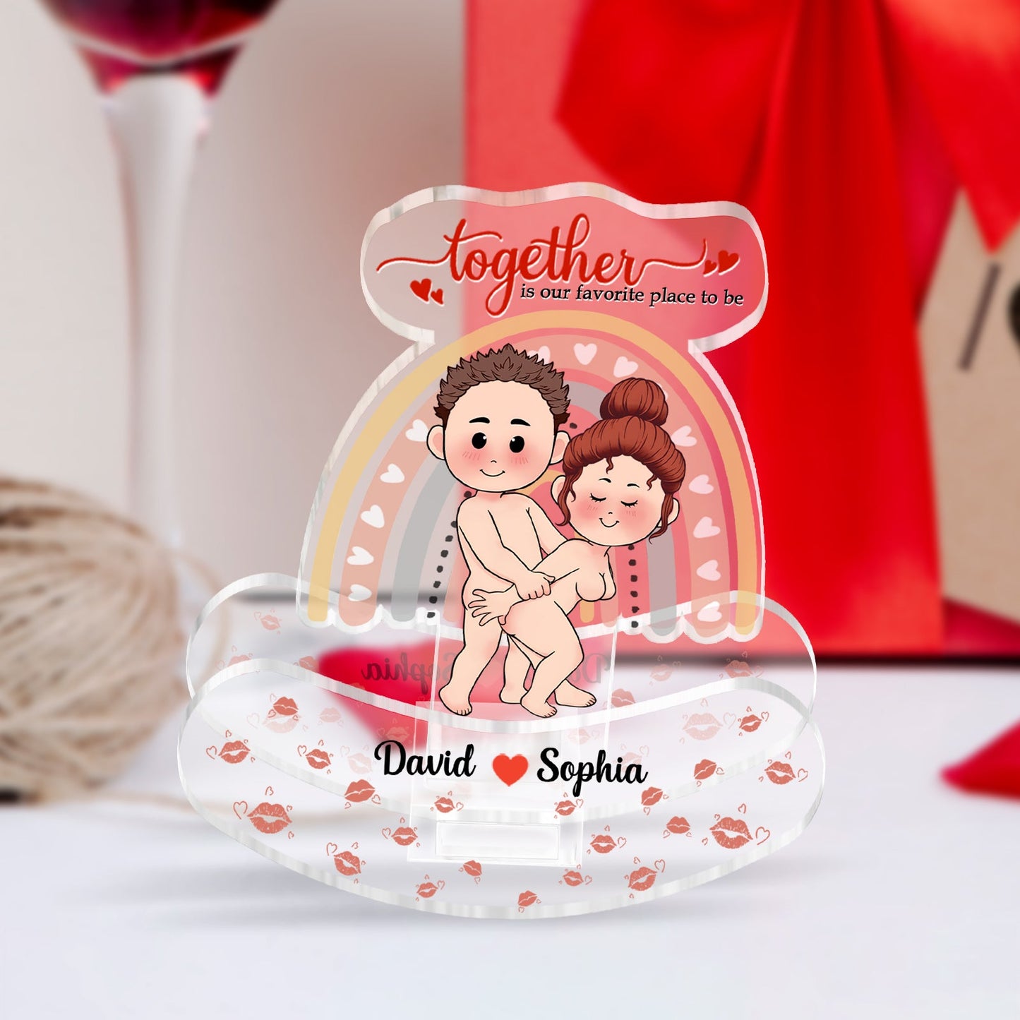 Couple - Together Is Our Favorite Place To Be - Personalized Shaking Standee