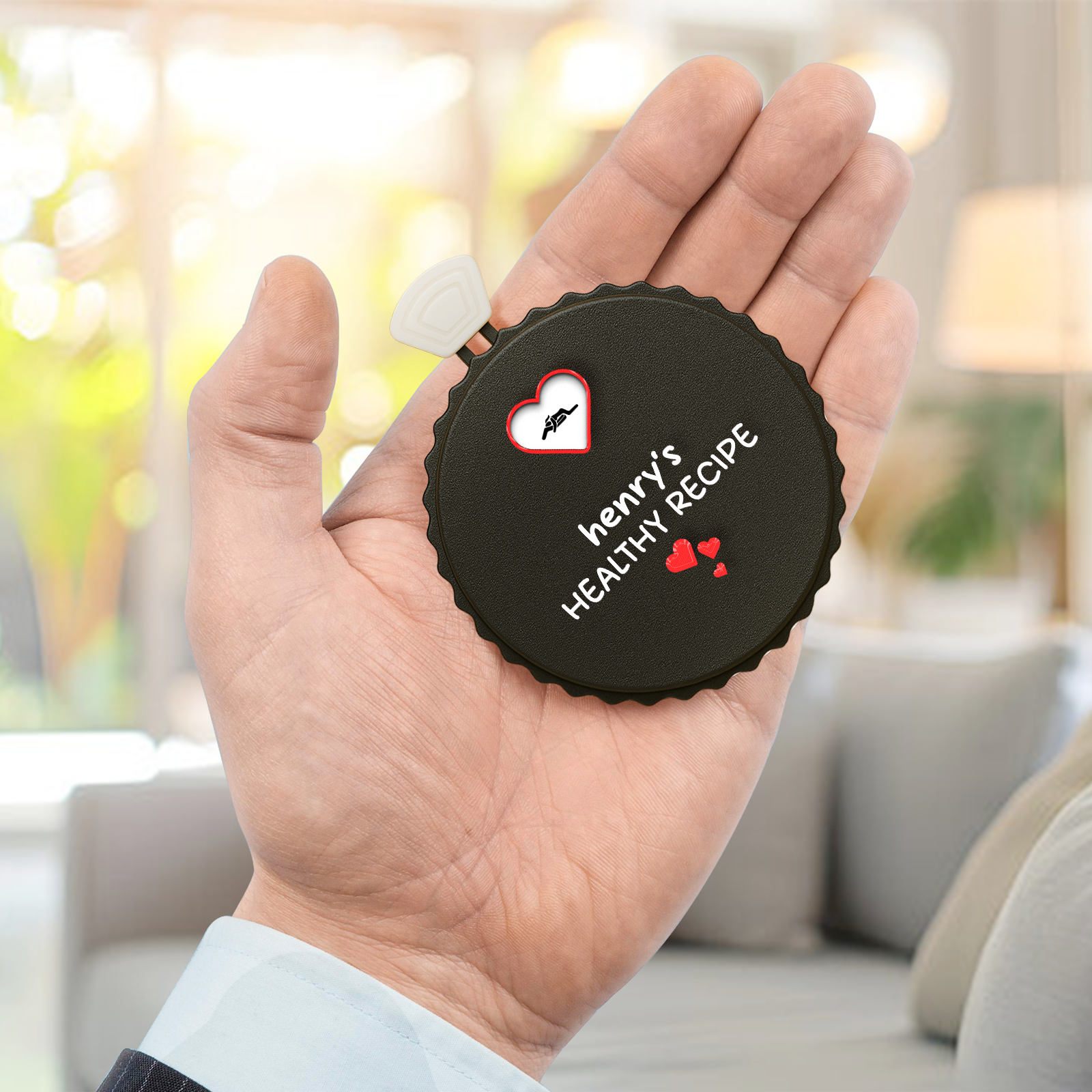 Couple - 's Healthy Recipe - Personalized Love Spinner