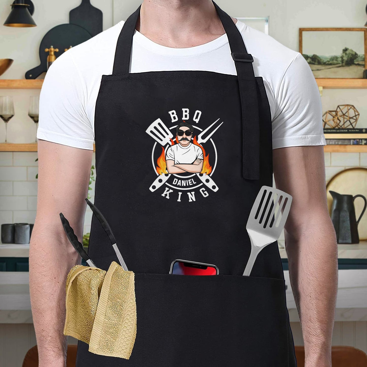 BBQ King - Personalized Aprons