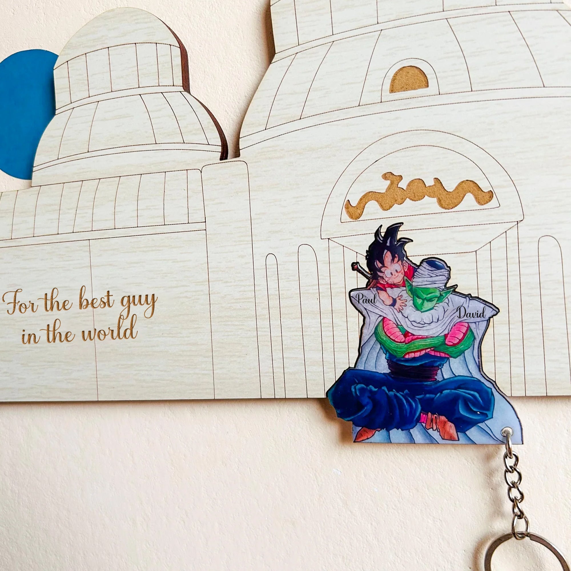 Family - My Enchanted Heart - Wooden Keychain