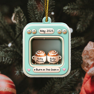 Family - Burn In The Oven - Personalized Acrylic Ornament